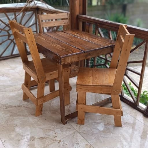 میز تاشو چوب روسی، مبلمان فرنا مدل 1113808
