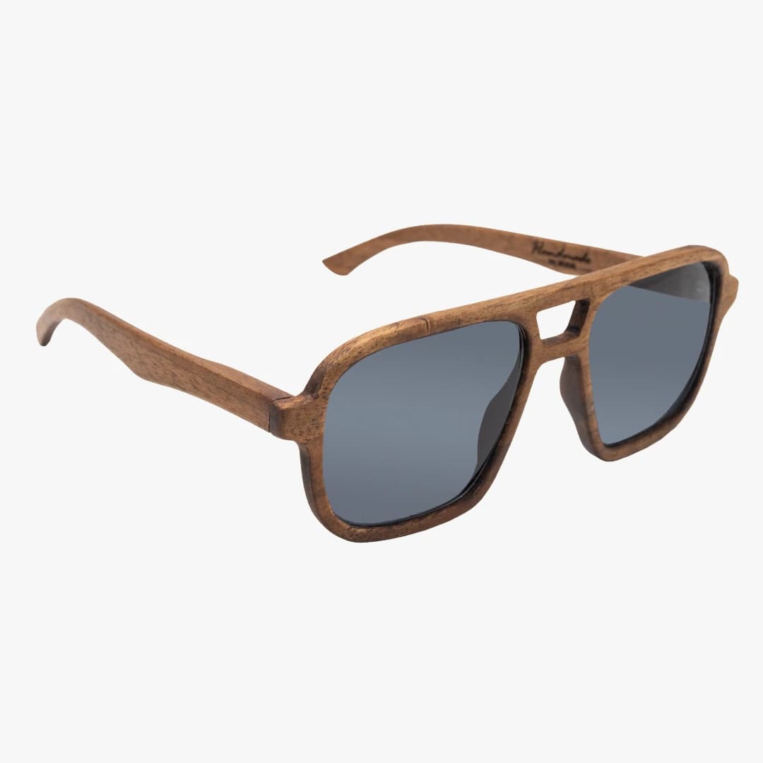 عینک آفتابی چوبی نوستالژی گردو 07<br><span>Wooden Sunglasses MWG07</span>