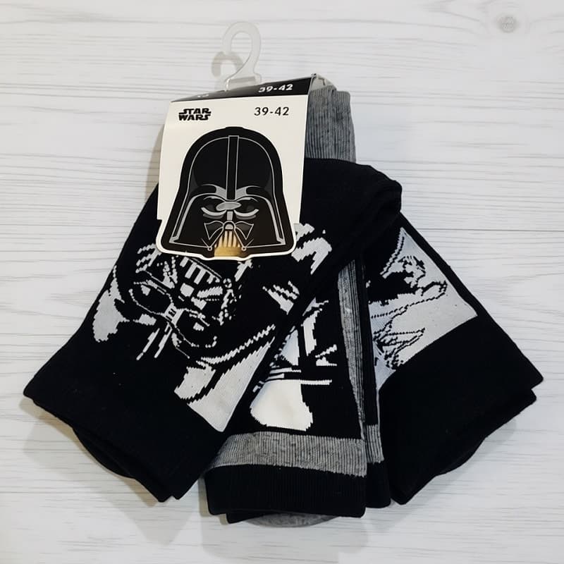 جوراب ساق بلند طرح جنگ ستارگان پک 3جفتی 569343 StarWars — تصویر ۲