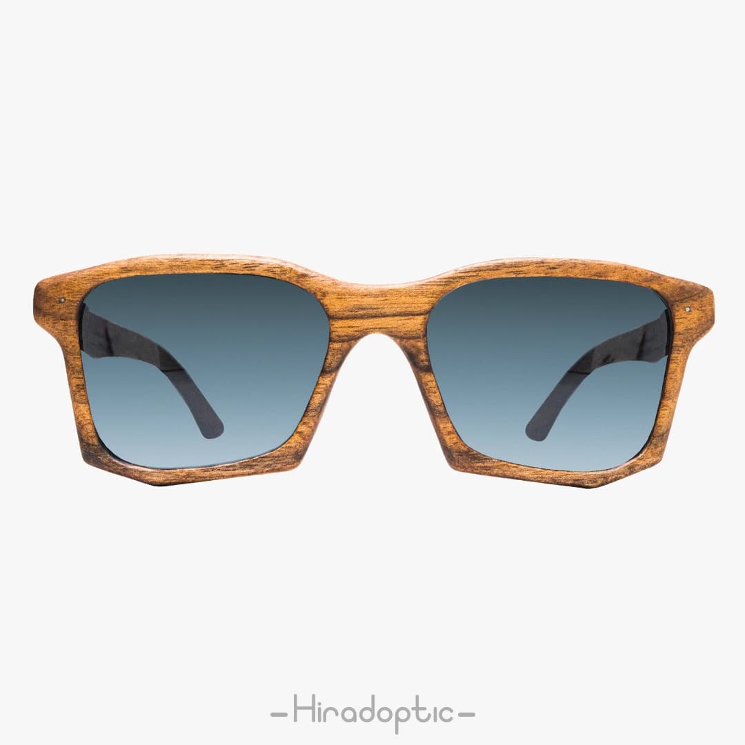 عینک آفتابی چوبی کلاسیک گردو 05<br><span>Wooden Sunglasses MWG05</span> — تصویر ۳