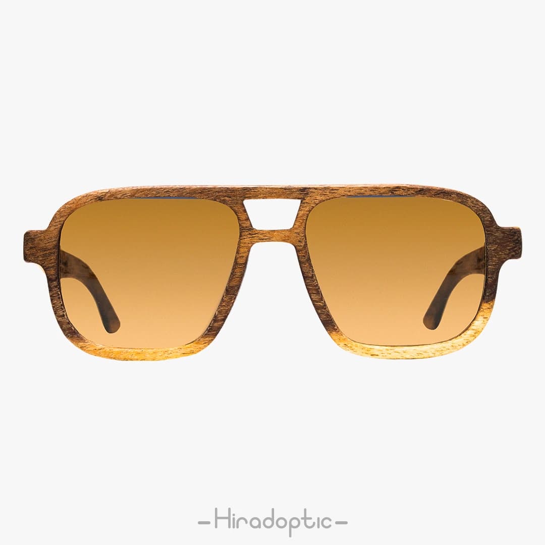عینک آفتابی چوبی نوستالژی کهور 02<br><span>Wooden Sunglasses MWG02</span> — تصویر ۳