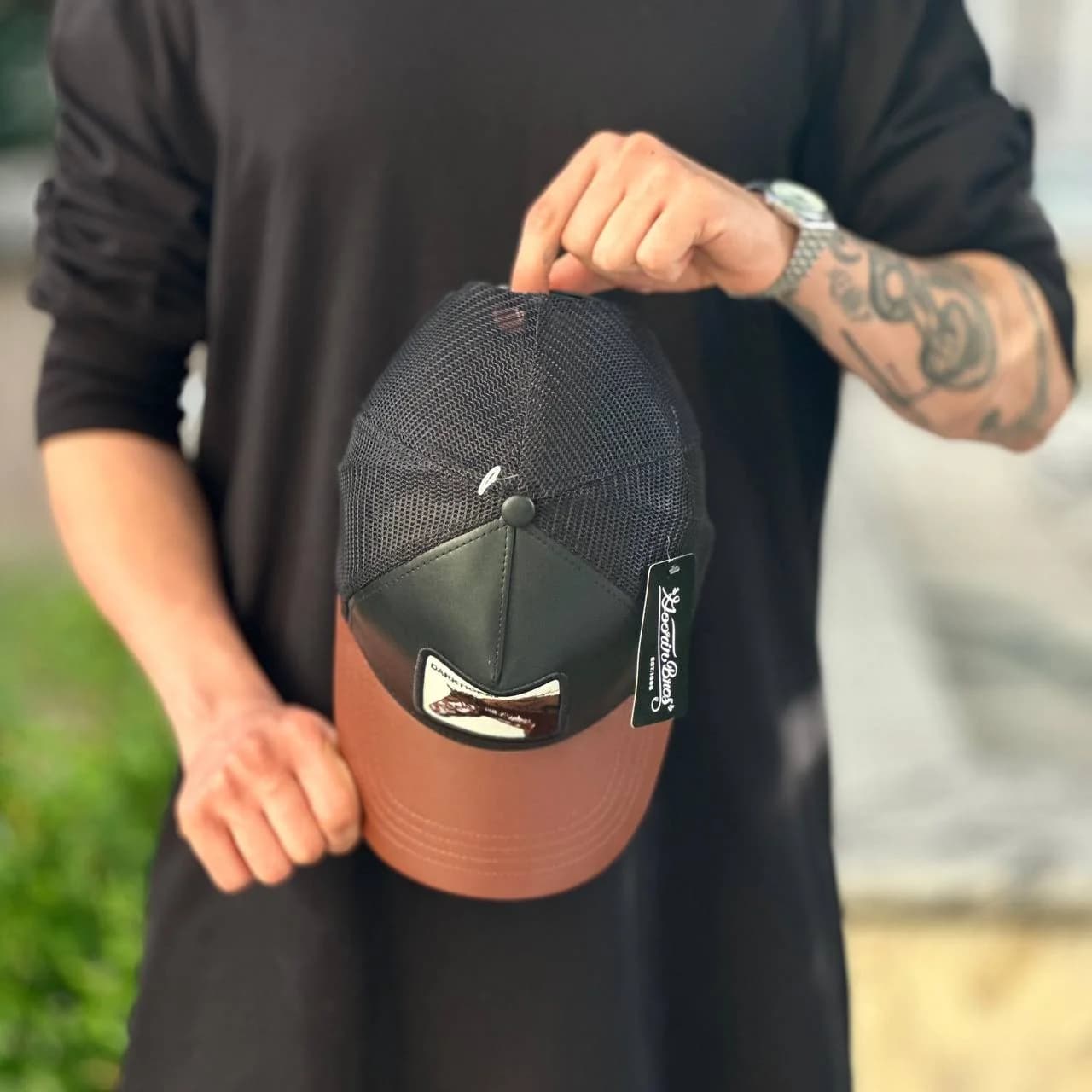 کلاه گورین چرم dark horse — تصویر ۳