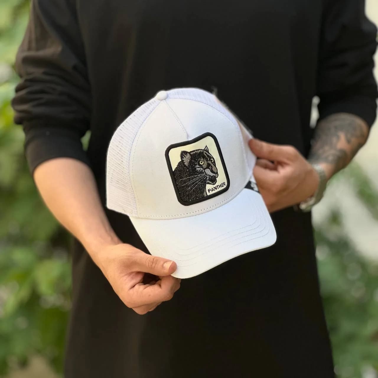 کلاه گورین panther سفید