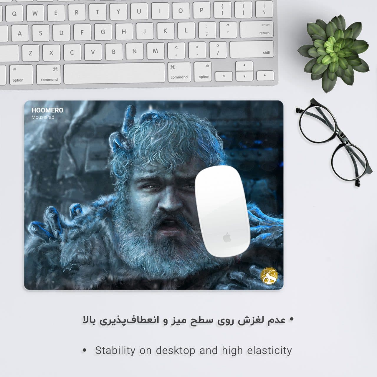 موس پد هومرو طرح بازی تاج و تخت مدل A7350 — تصویر ۳