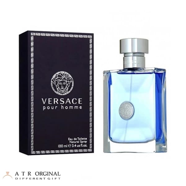 باکس هدیه مردانه عطر ورساچه پورهوم (ورساچه آبی) — تصویر ۶