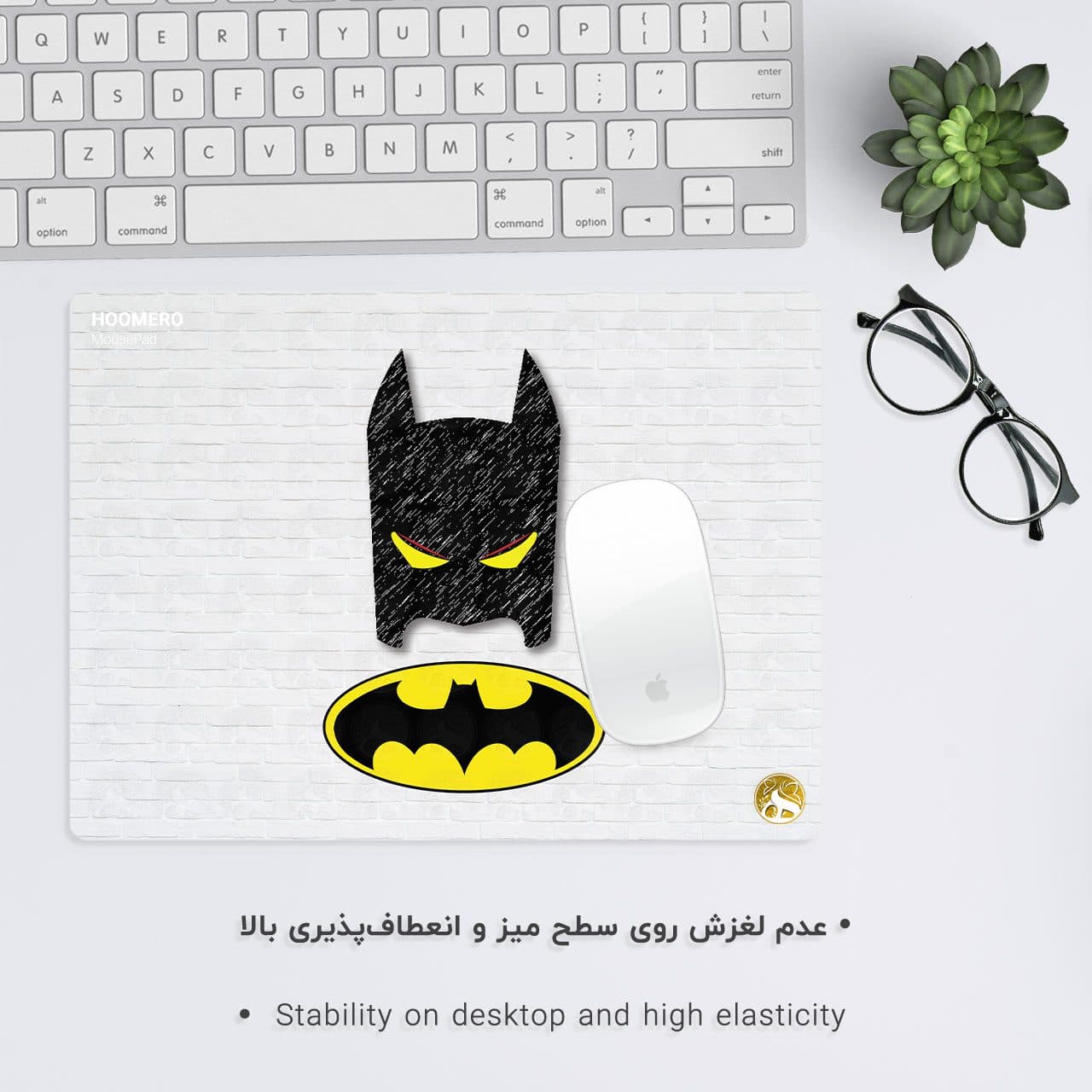 موس پد هومرو طرح بتمن مدل A7185 — تصویر ۳