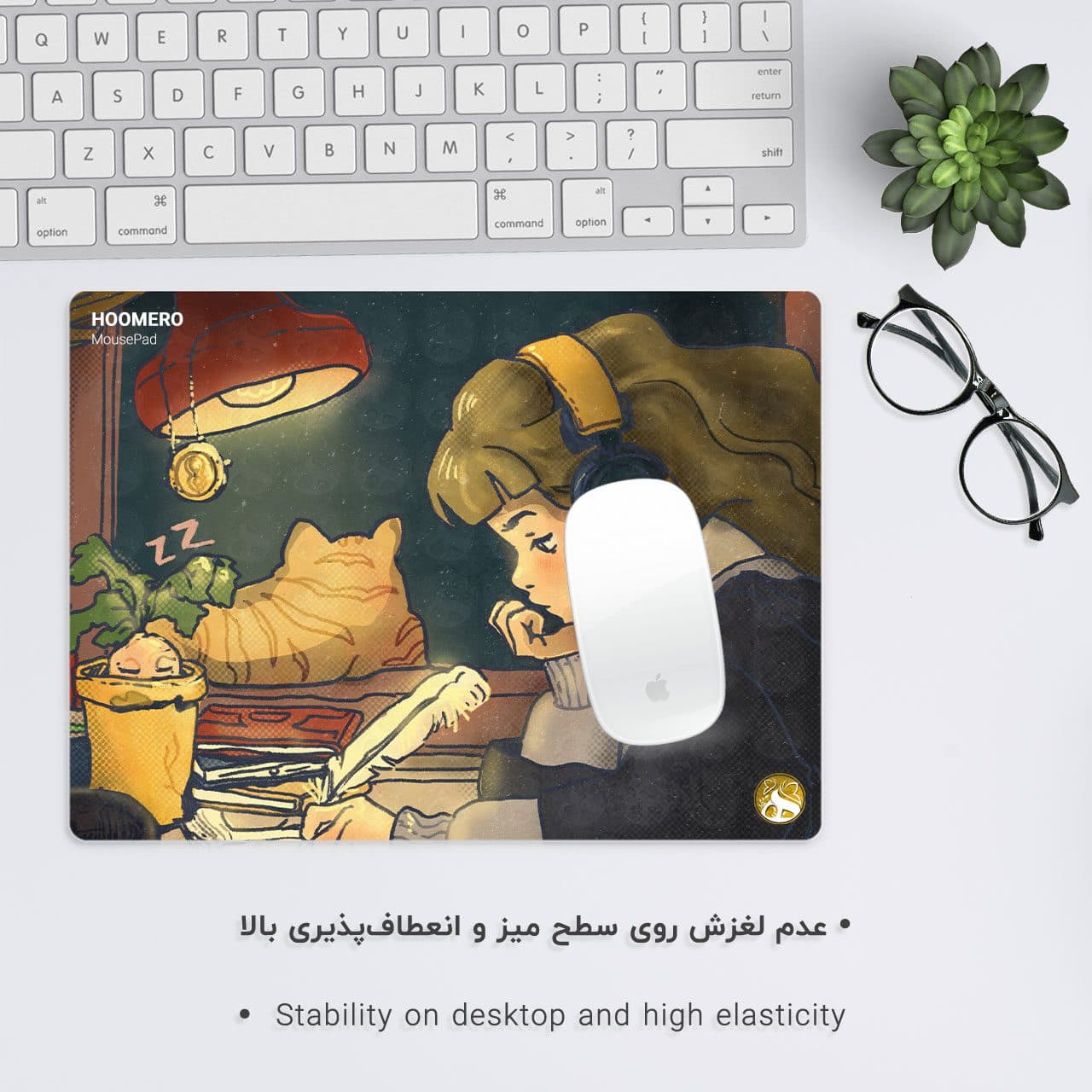 موس پد هومرو طرح هری پاتر مدل A7540 — تصویر ۳