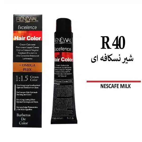 رنگ مو رنوال شیر نسکافه ای R40