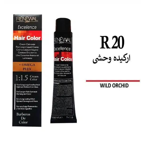 رنگ مو رنوال مدل ارکیده وحشی R20