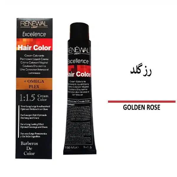 رنگ مو رنوال مدل رز گلد حجم 150 میلی لیتر