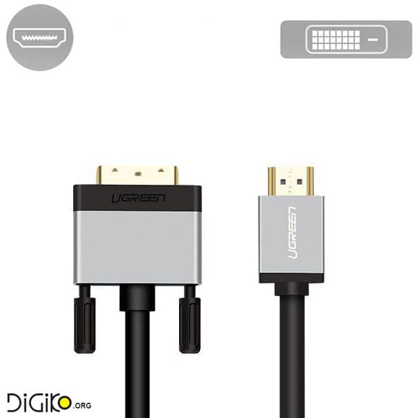 کابل تصویر HDMI به DVI (مارک UGREEN) — تصویر ۳