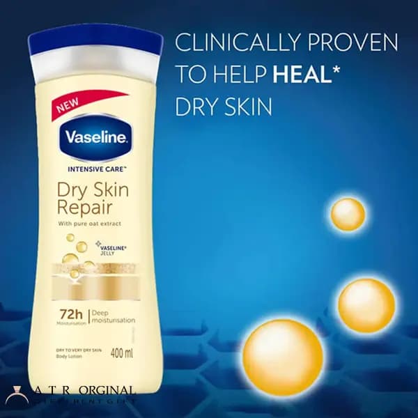 لوسیون بدن دری اسکین ریپیر وازلین Dry Skin Repair — تصویر ۲