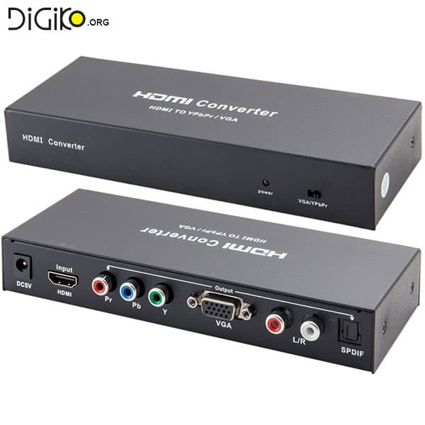 دستگاه 4 کاره تبدیل HDMI به VGA+SPDIF+AVI+YPBPR