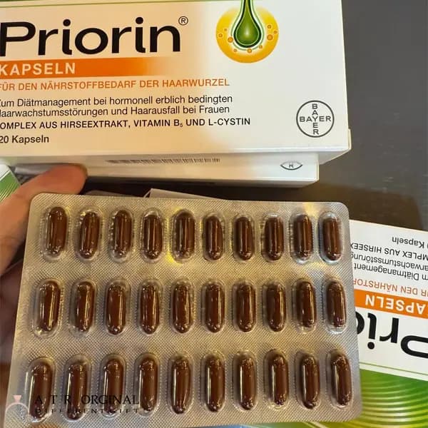 قرص تقویت مو و ضد ریزش مو پریورین priorin — تصویر ۴