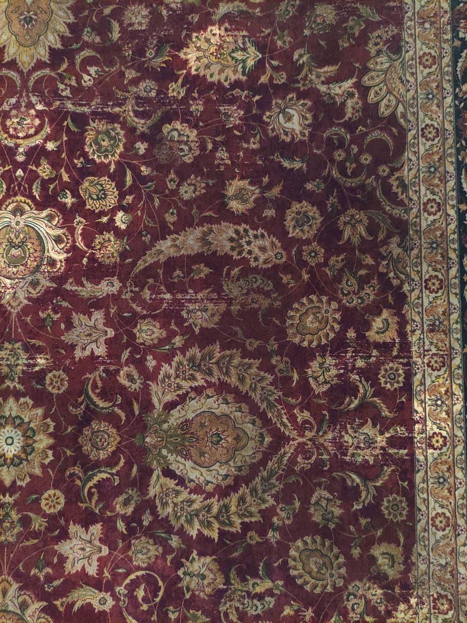 فرش طرح وینتیج(کهنه نما) کاشان کد 100653 — تصویر ۴