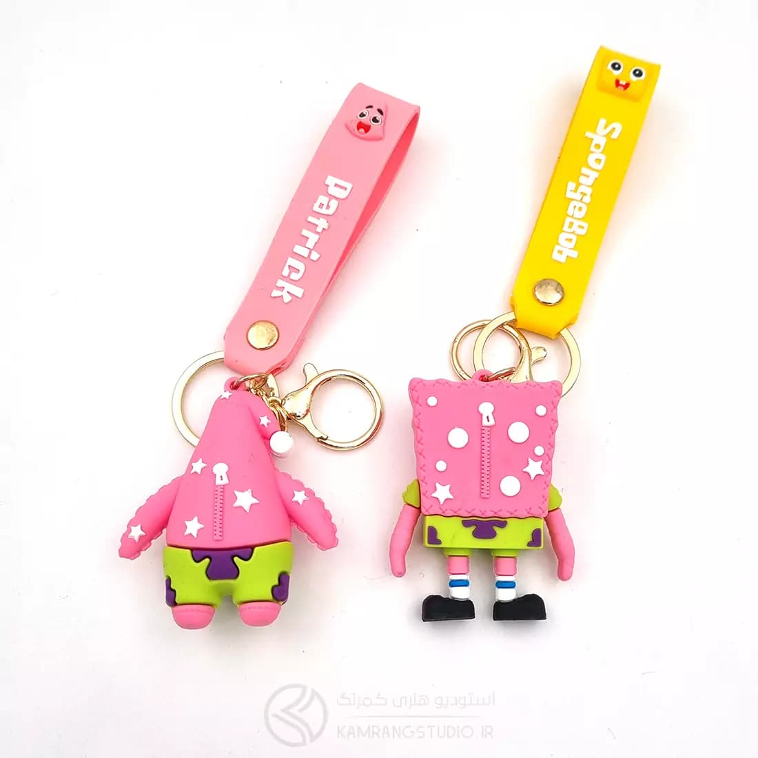 جاکلیدی سیلیکونی Sponge Bob & Patrick — تصویر ۳