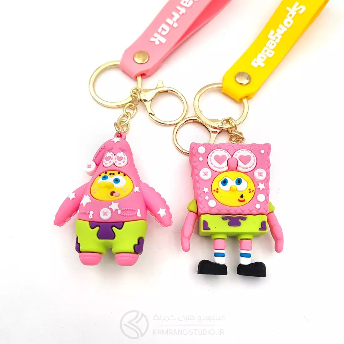 جاکلیدی سیلیکونی Sponge Bob & Patrick — تصویر ۲