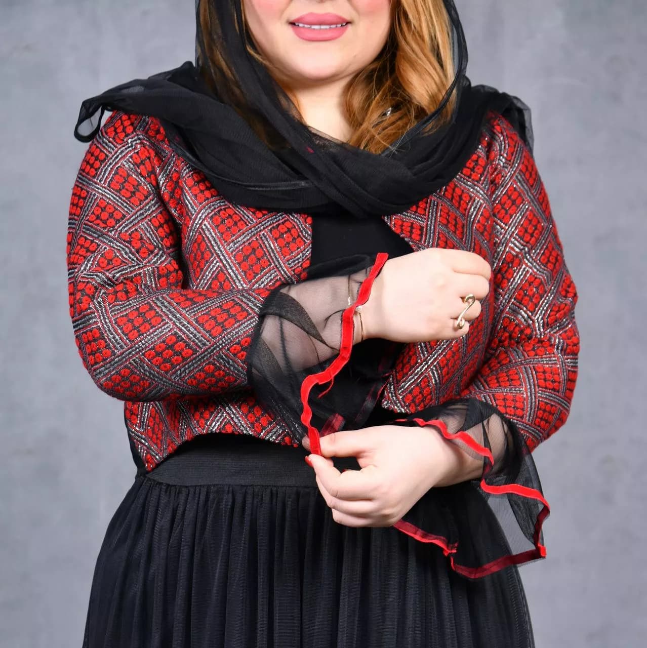 ست کت و دامن یلدایی کد 28263 — تصویر ۳