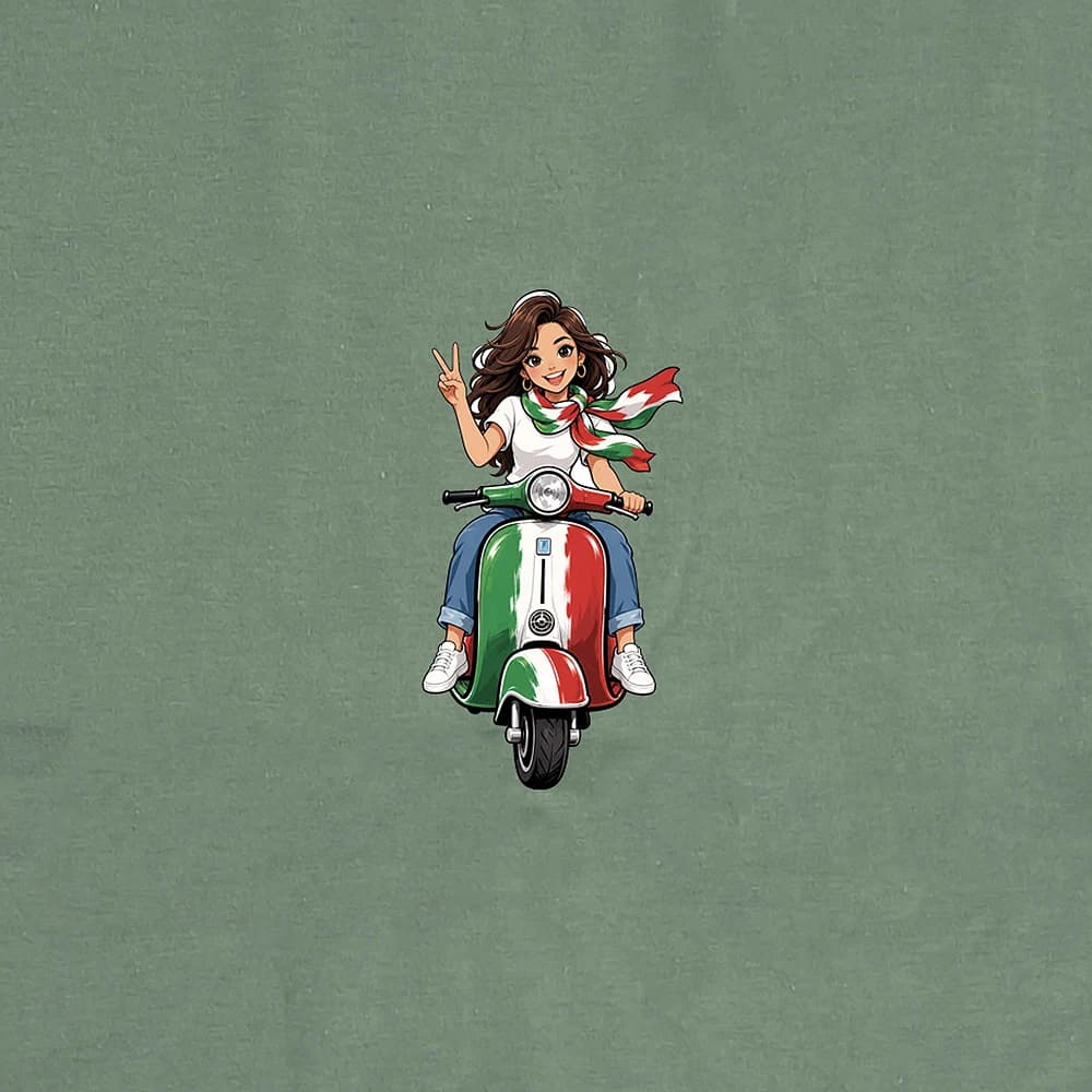 تیشرت زنانه لانگ طرح وسپاگرل سایز فری (پنبه ضمانتی) در 7 رنگ — تصویر ۲