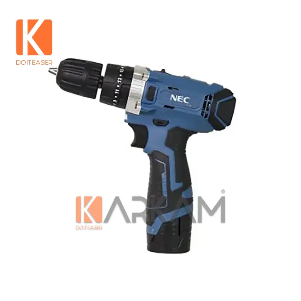 دریل شارژی چکشی NEC 1812