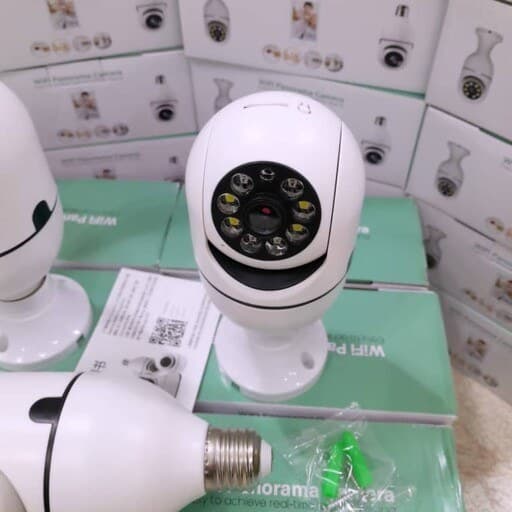 دوربین لامپی چرخشی ۳۶۰ درجه قابلیت ضبط صدا و انتقال تصویر روی موبایل — تصویر ۸