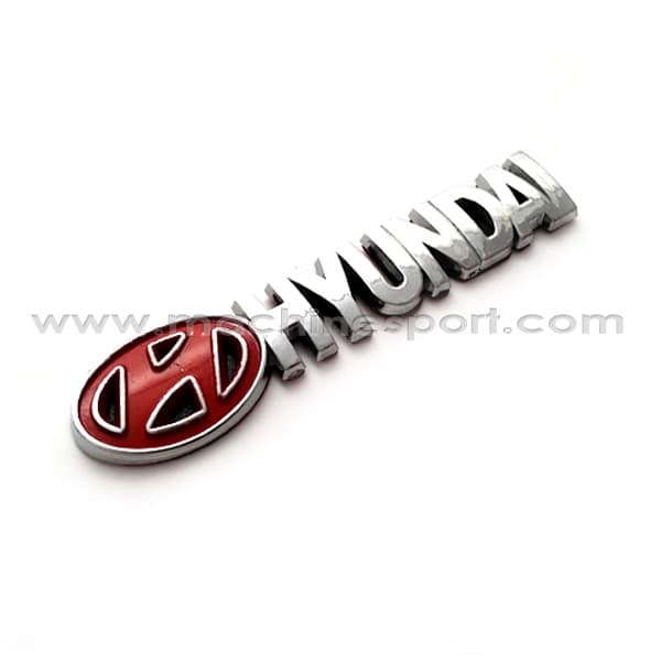 آرم و نوشته هیوندای HYUNDAI قرمز رنگ