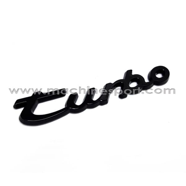 آرم توربو Turbo پورشه مشکی رنگ