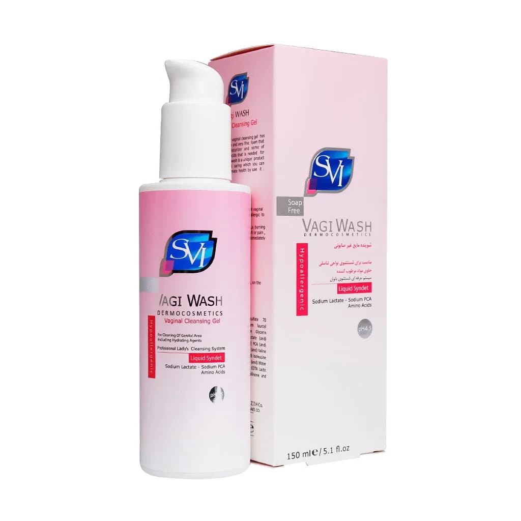 ژل بهداشتی روزانه بانوان اس وی آی مدل vagi wash