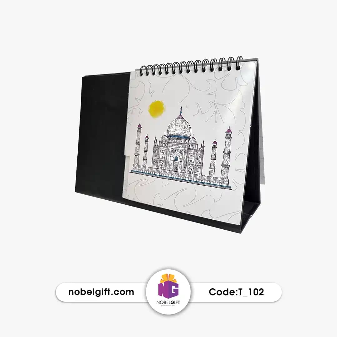 تقویم رومیزی 1404 یادداشت دار تبلیغاتی T-102 — تصویر ۳