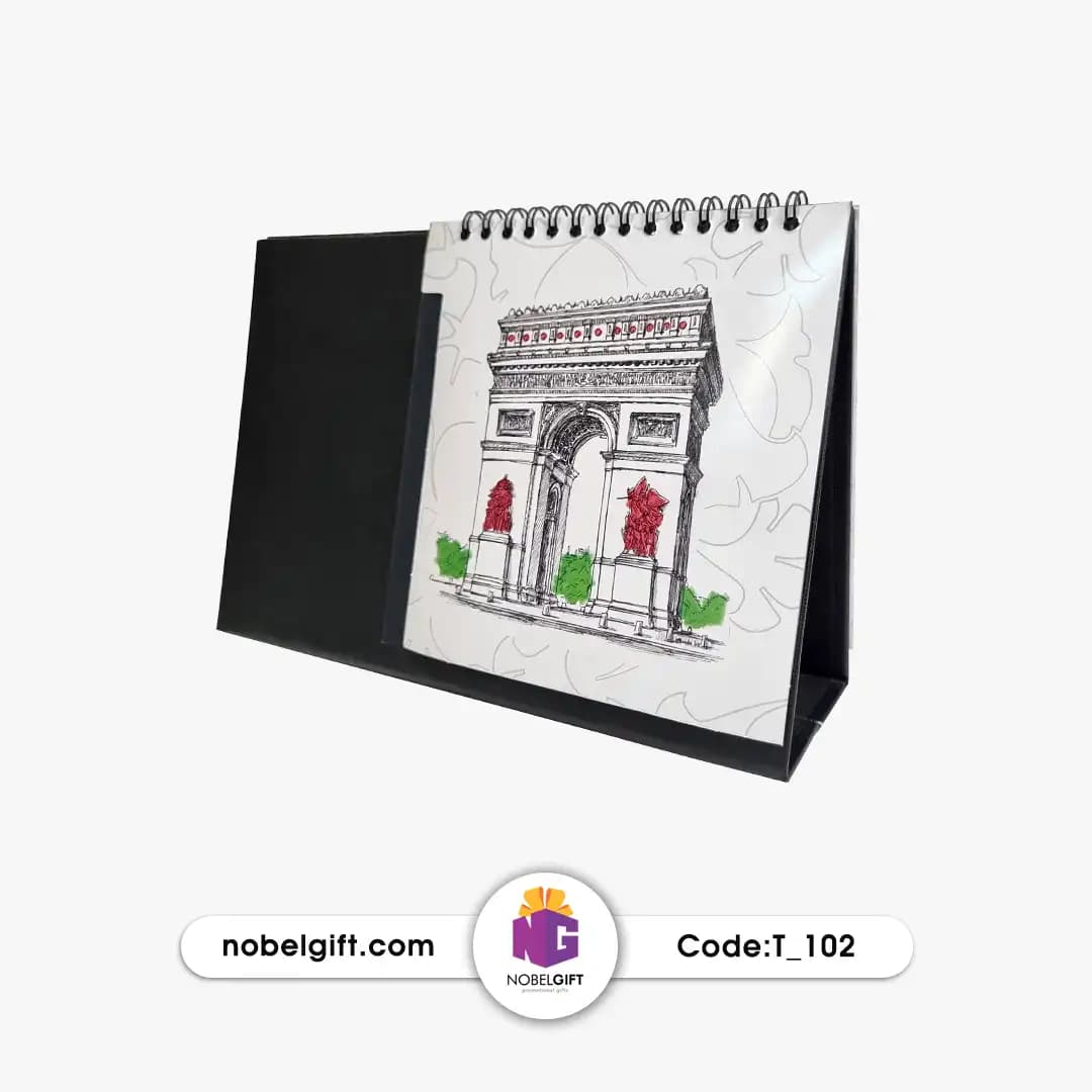 تقویم رومیزی 1404 یادداشت دار تبلیغاتی T-102 — تصویر ۶