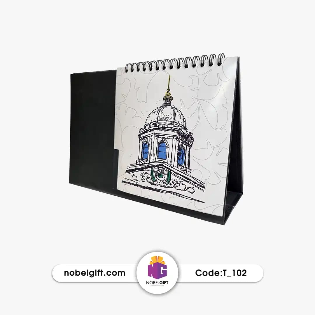 تقویم رومیزی 1404 یادداشت دار تبلیغاتی T-102 — تصویر ۲