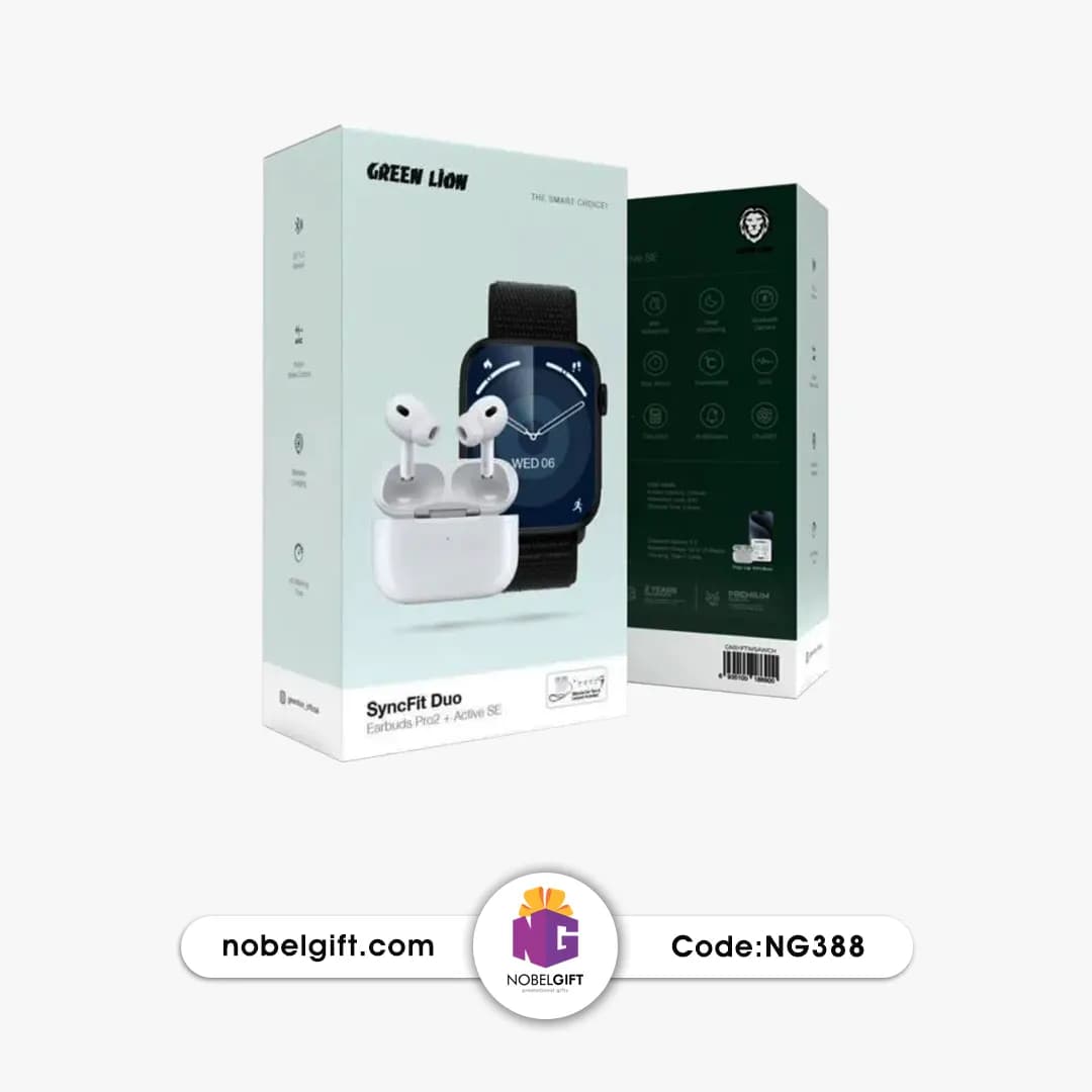 ساعت و هندزفری گرین لاین مدل Green SyncFit Duo Earbuds Pro2 + Active SE — تصویر ۲
