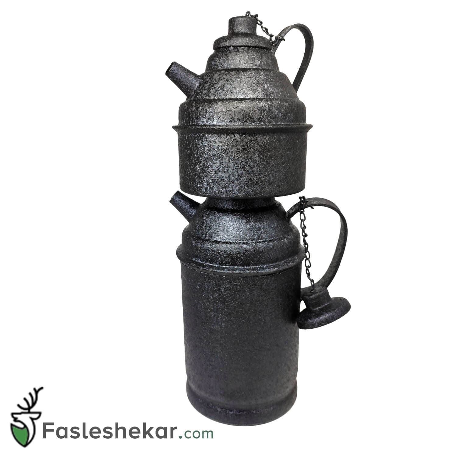 کتری و قوری آتیشی شامورتی ظرفیت 3 لیتر — تصویر ۷