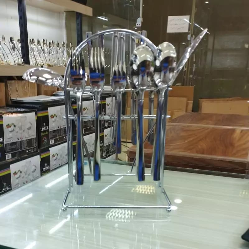 سرویس قاشق و چنگال 6نفره 39 پارچه برند یونیک مدل مدل شیکاگو