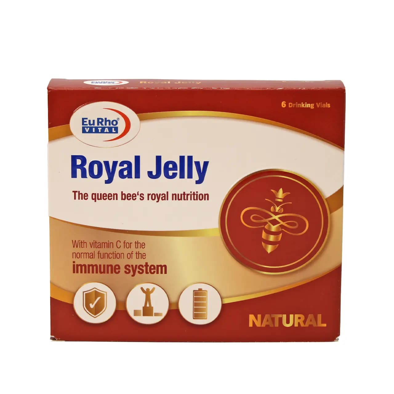 ویال خوراکی رویال ژلی یوروویتال 2000 میلی گرم