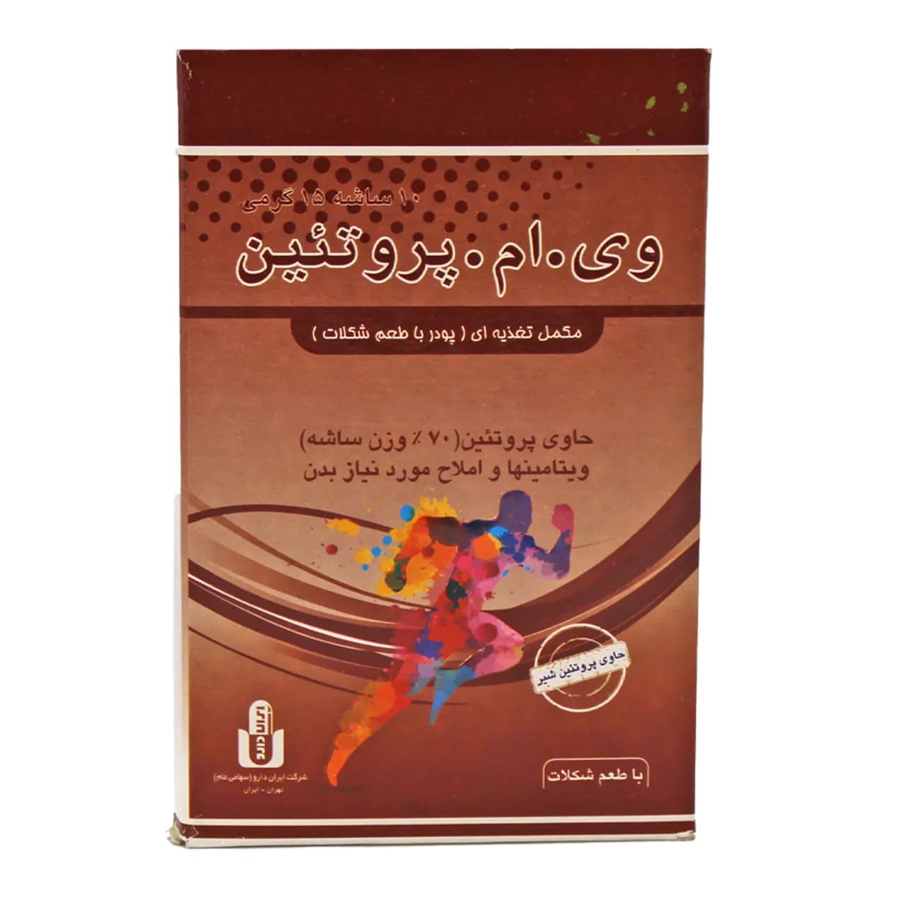 ساشه وی ام پروتئین ایران دارو 10 عددی