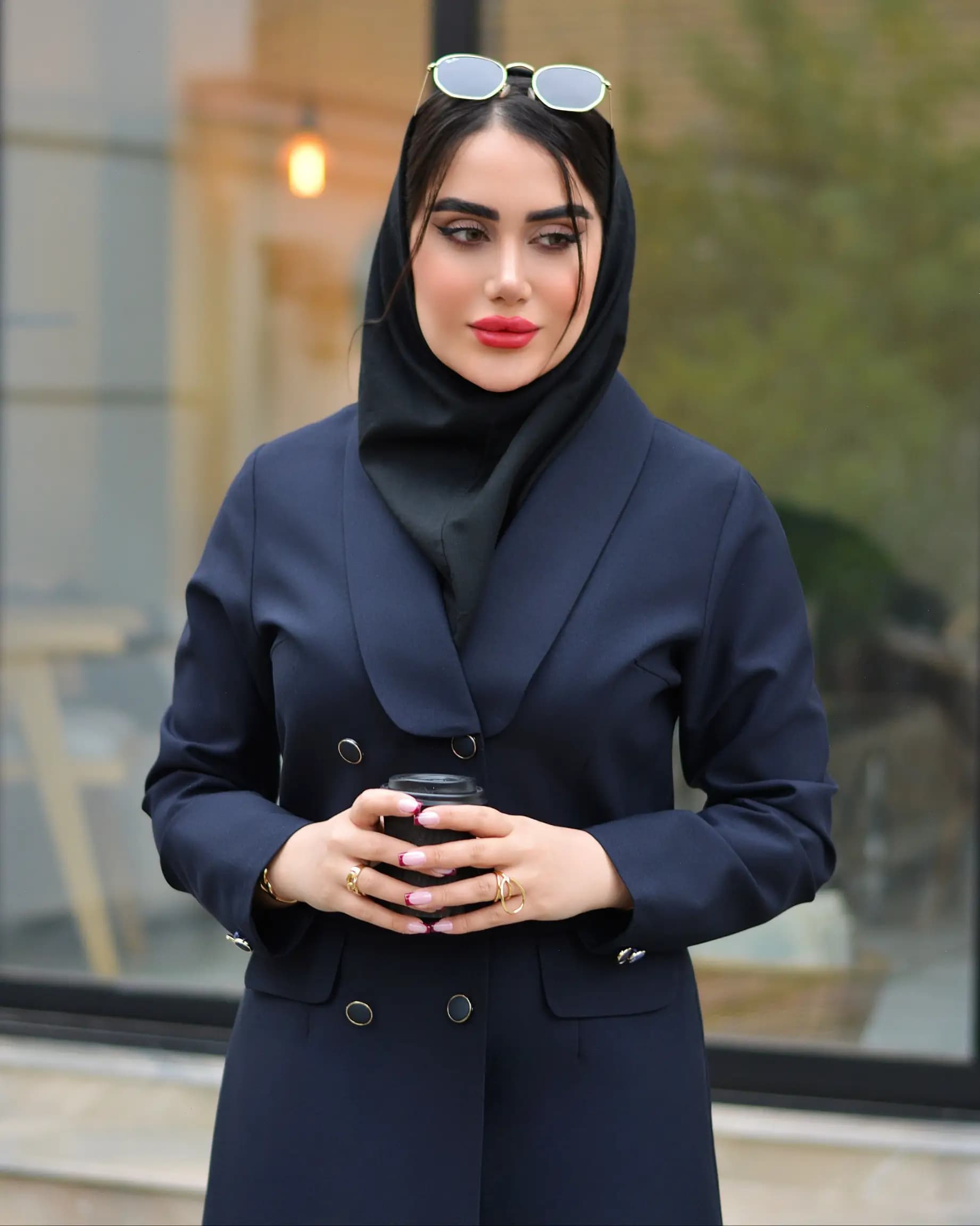 مانتو شلوار اداری زنانه مدل جلوه — تصویر ۳