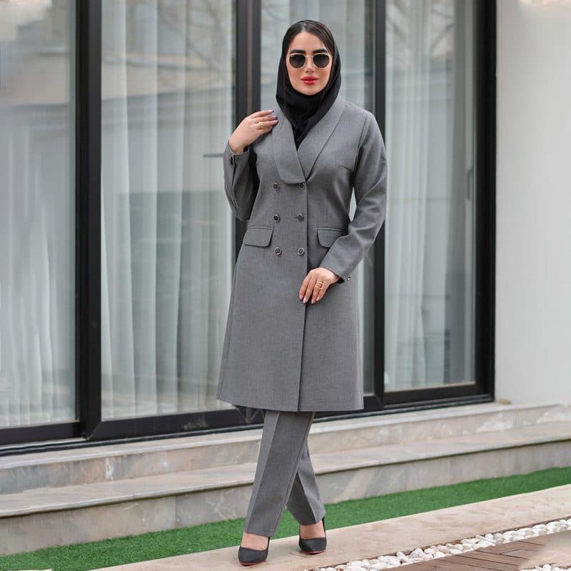 مانتو شلوار اداری زنانه مدل جلوه