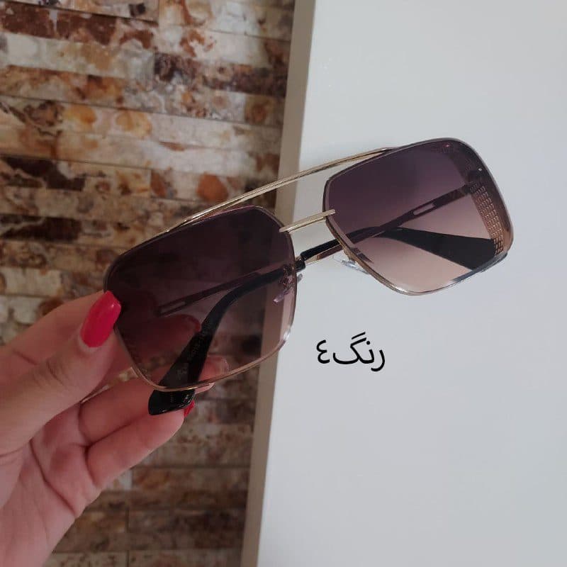 عینک آفتابی اسپرت مردانه و زنانه شیشه سنگی — تصویر ۷