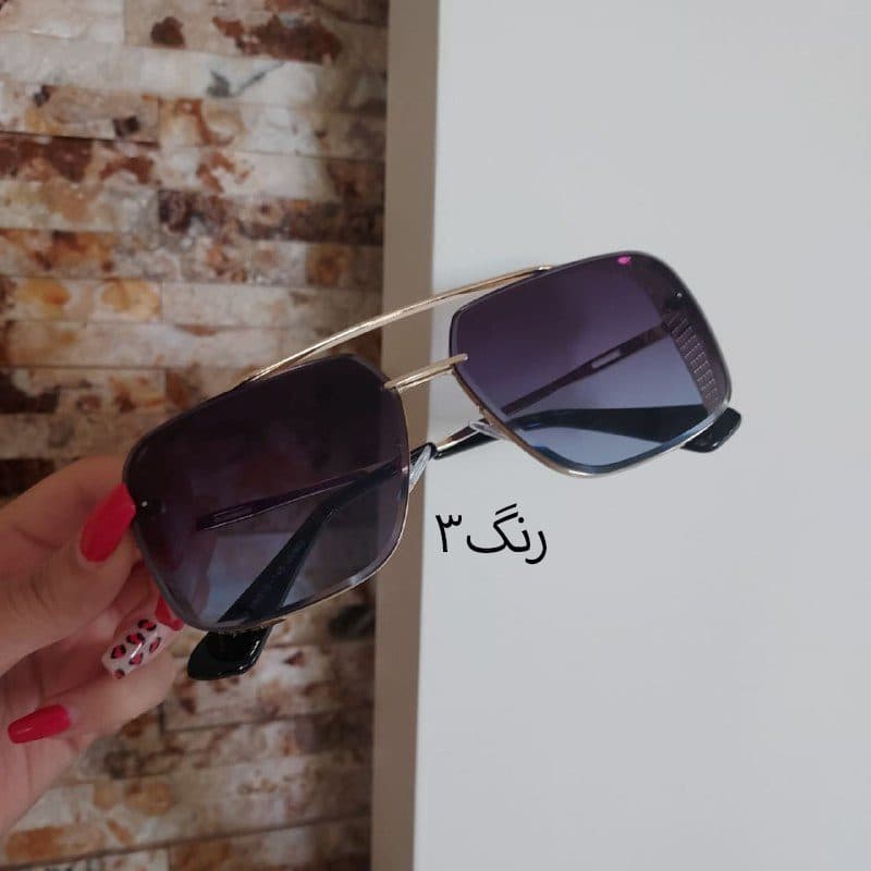 عینک آفتابی اسپرت مردانه و زنانه شیشه سنگی — تصویر ۶