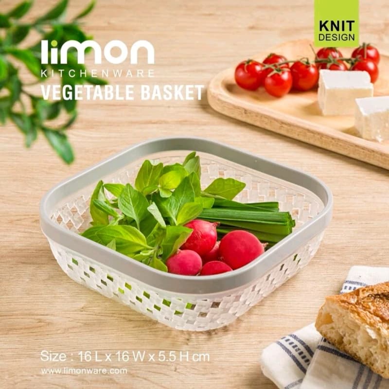 سبد نان و سبزی کوچک لیمون طرح بافت (الوان) کد 214635