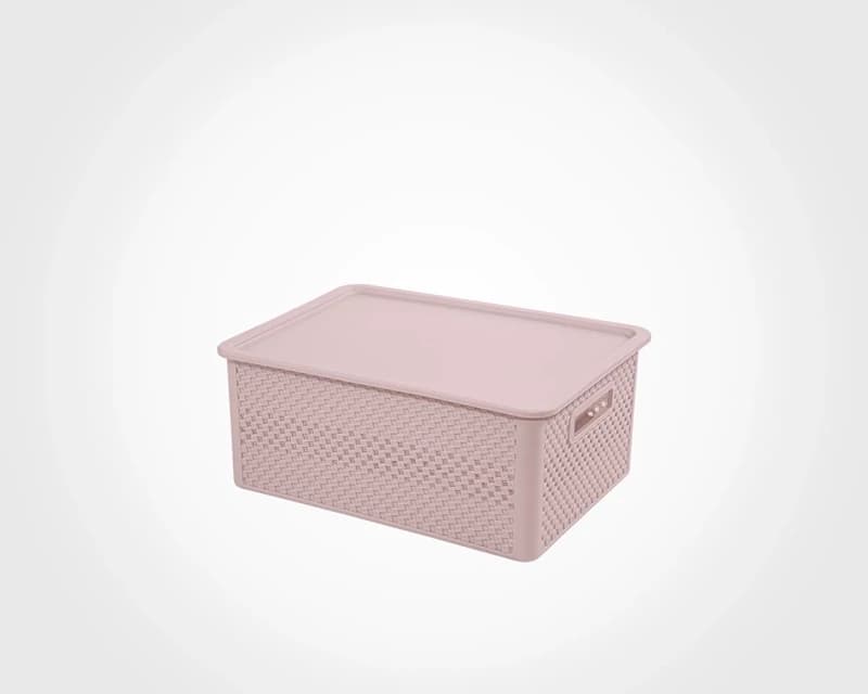 باکس نظم دهنده لیمون درب‌دار متوسط طرح بافت (الوان) کد 215735