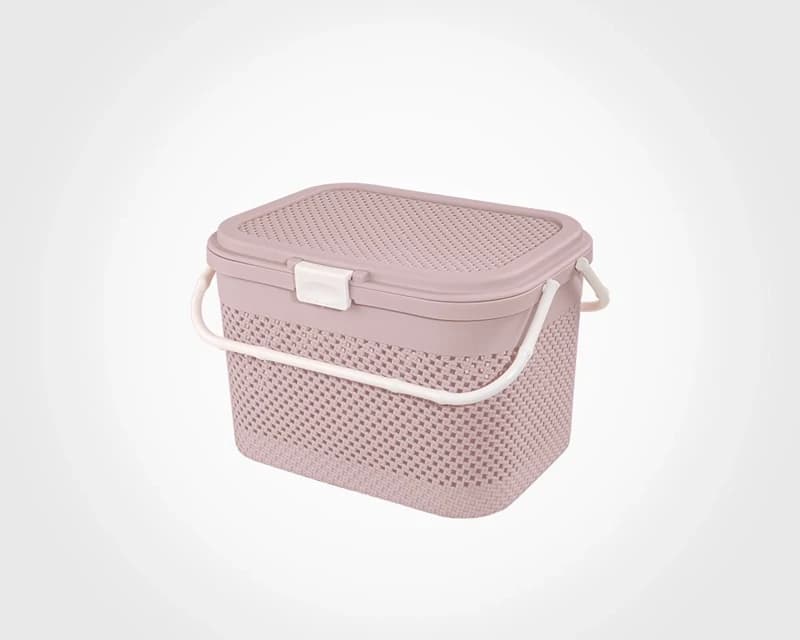 سبد پیک نیک لیمون طرح بافت (الوان) کد 213935 — تصویر ۲