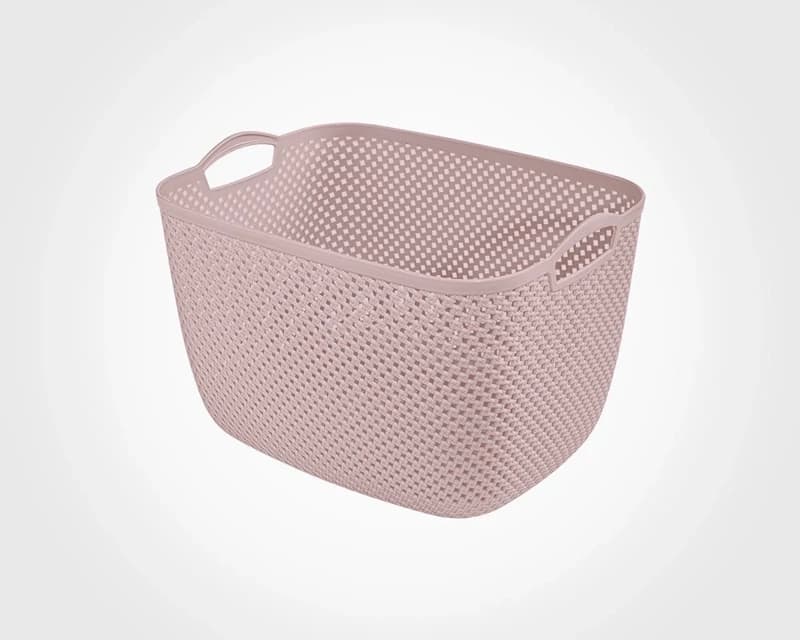 سبد رخت لیمون مستطیل بزرگ طرح بافت (الوان) کد 213735