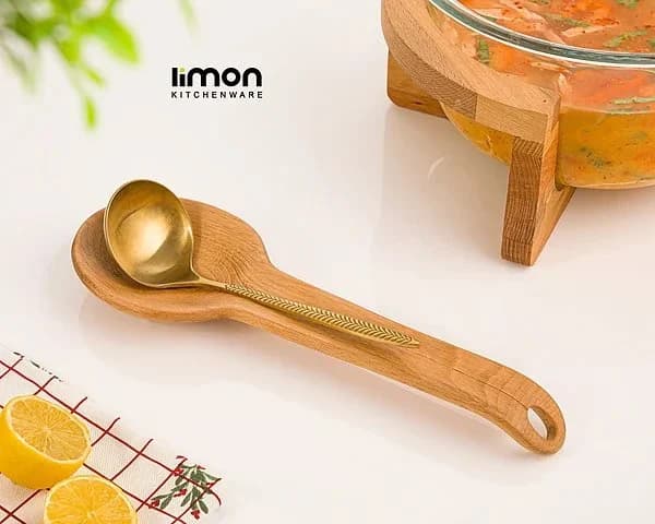 زیر ملاقه ای چوبی لیمون کد 218059