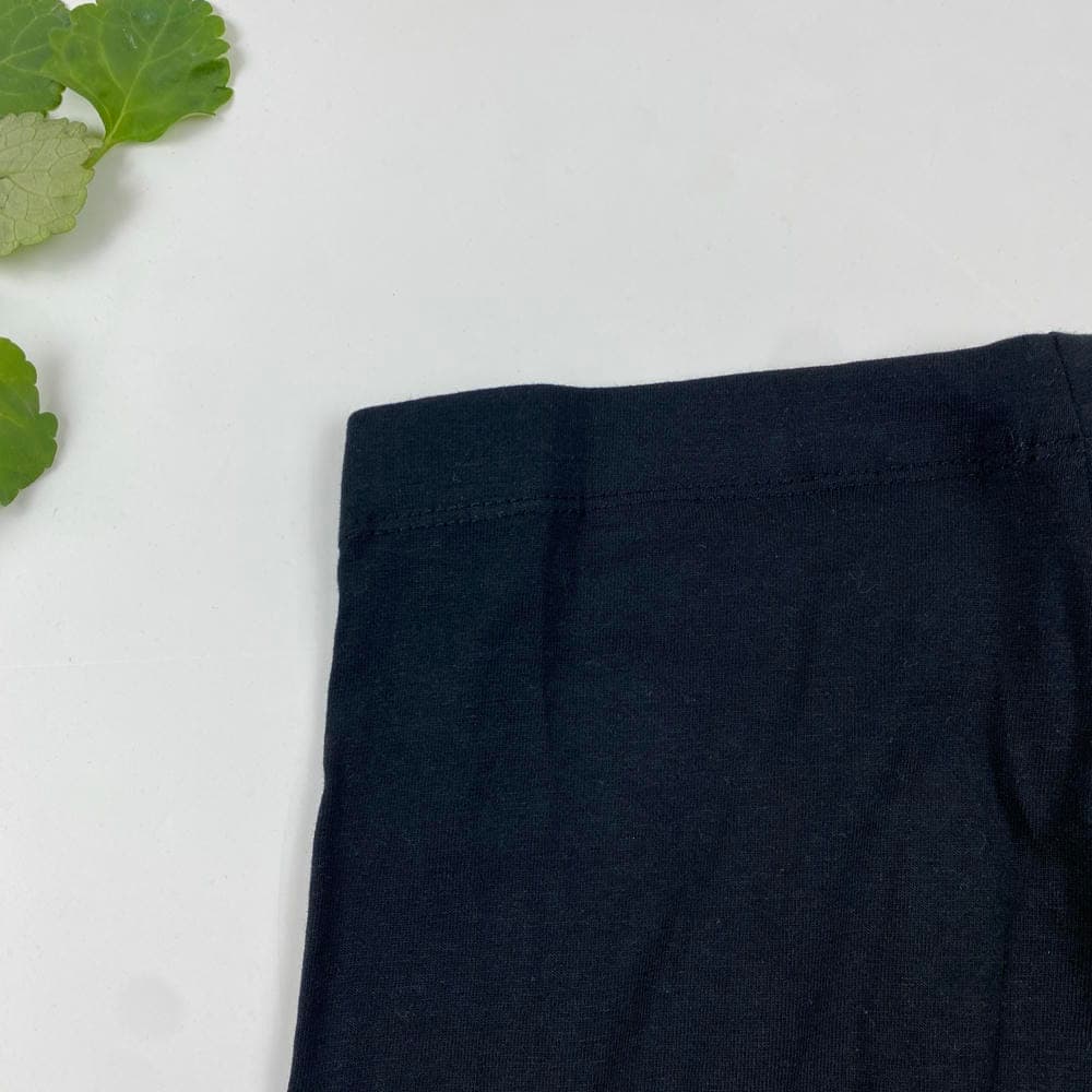 شلوار دخترانه راسته طرح ساده مشکی رنگ – 10 تا 12 سال — تصویر ۵