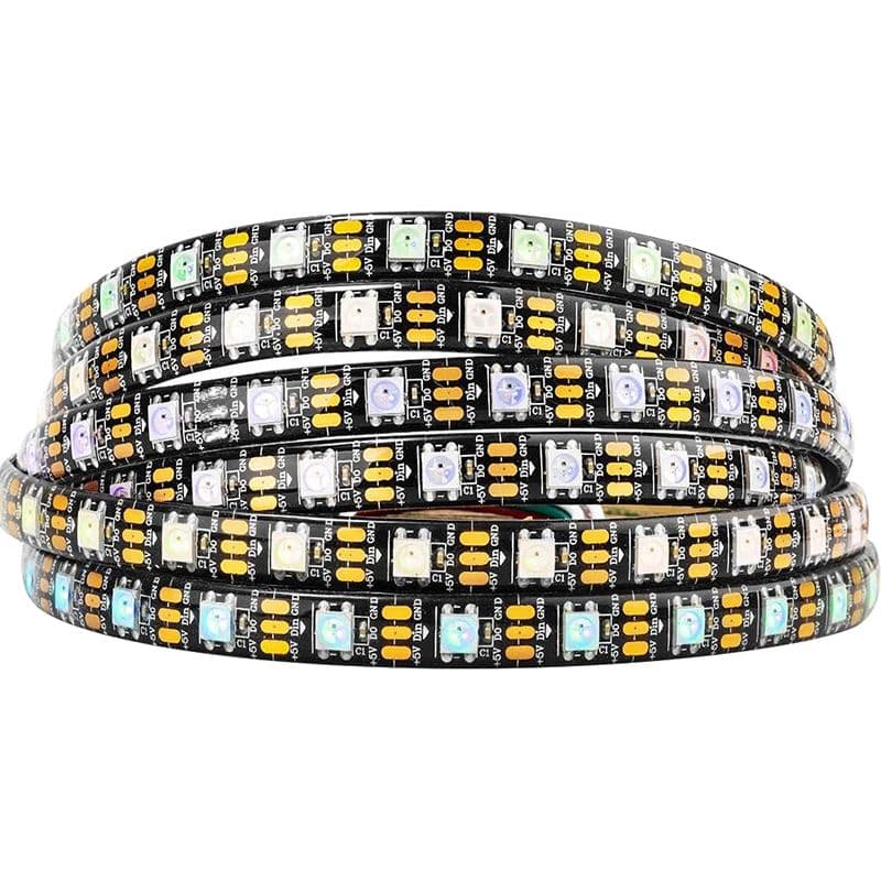 ریسه LED نواری RGB چیپ WS2812B استاندارد IP65 تراکم 144- یک متر — تصویر ۲