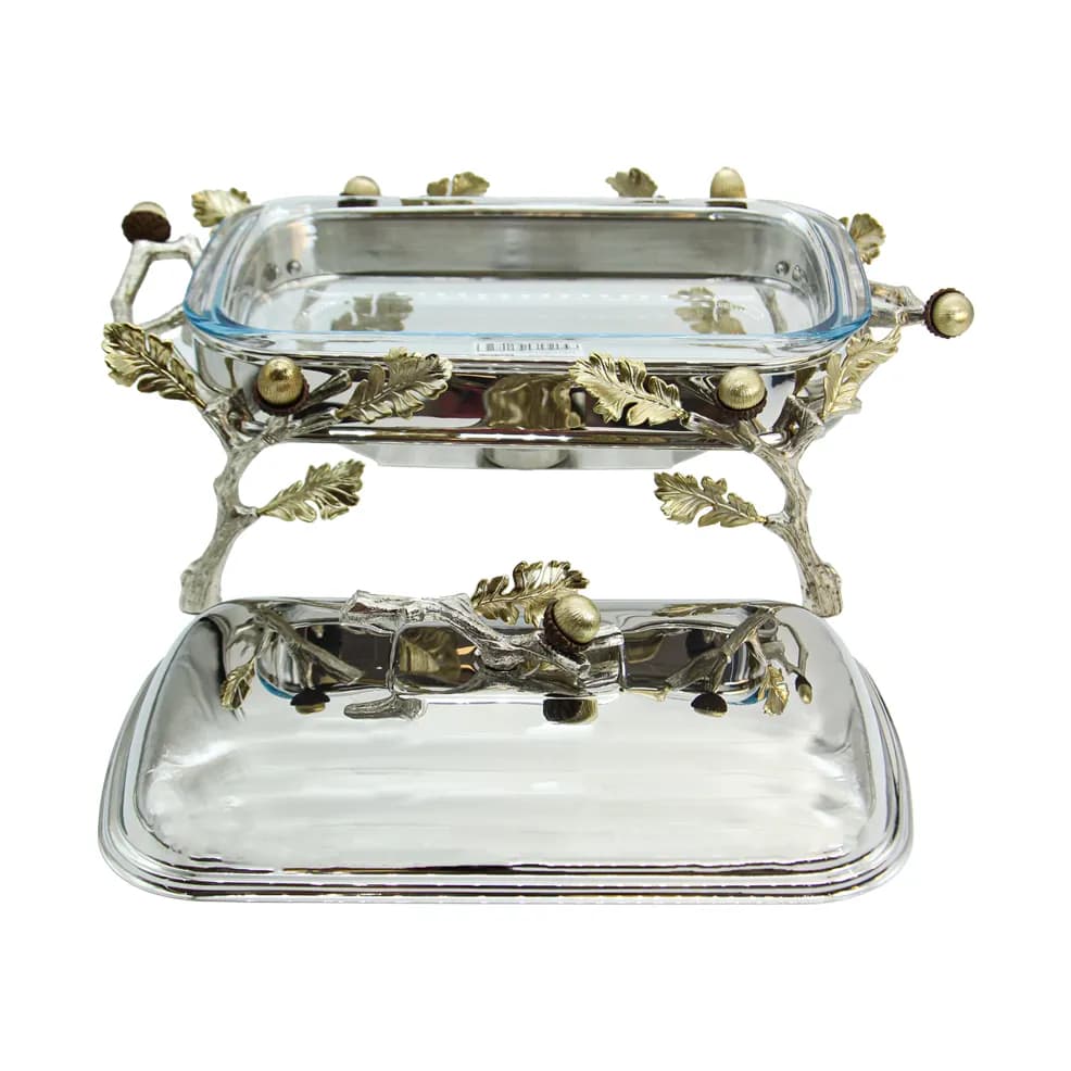 سوفله خوری مستطیل کوچک بلوط کد 3210877 — تصویر ۳