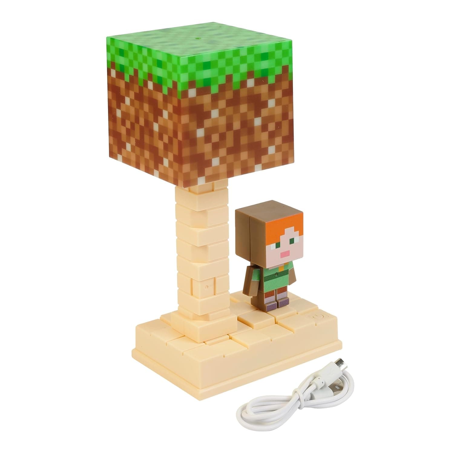 چراغ خواب رومیزی لکستون طرح ماینکرافت Minecraft ایتم 666 — تصویر ۷