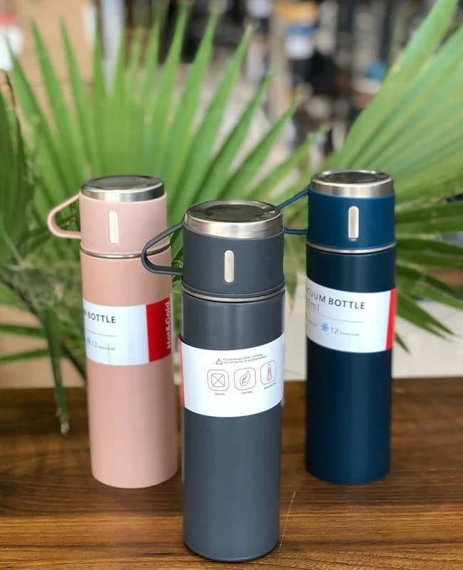 فلاسک سه کاپ vacuum کدKIT-569 — تصویر ۲